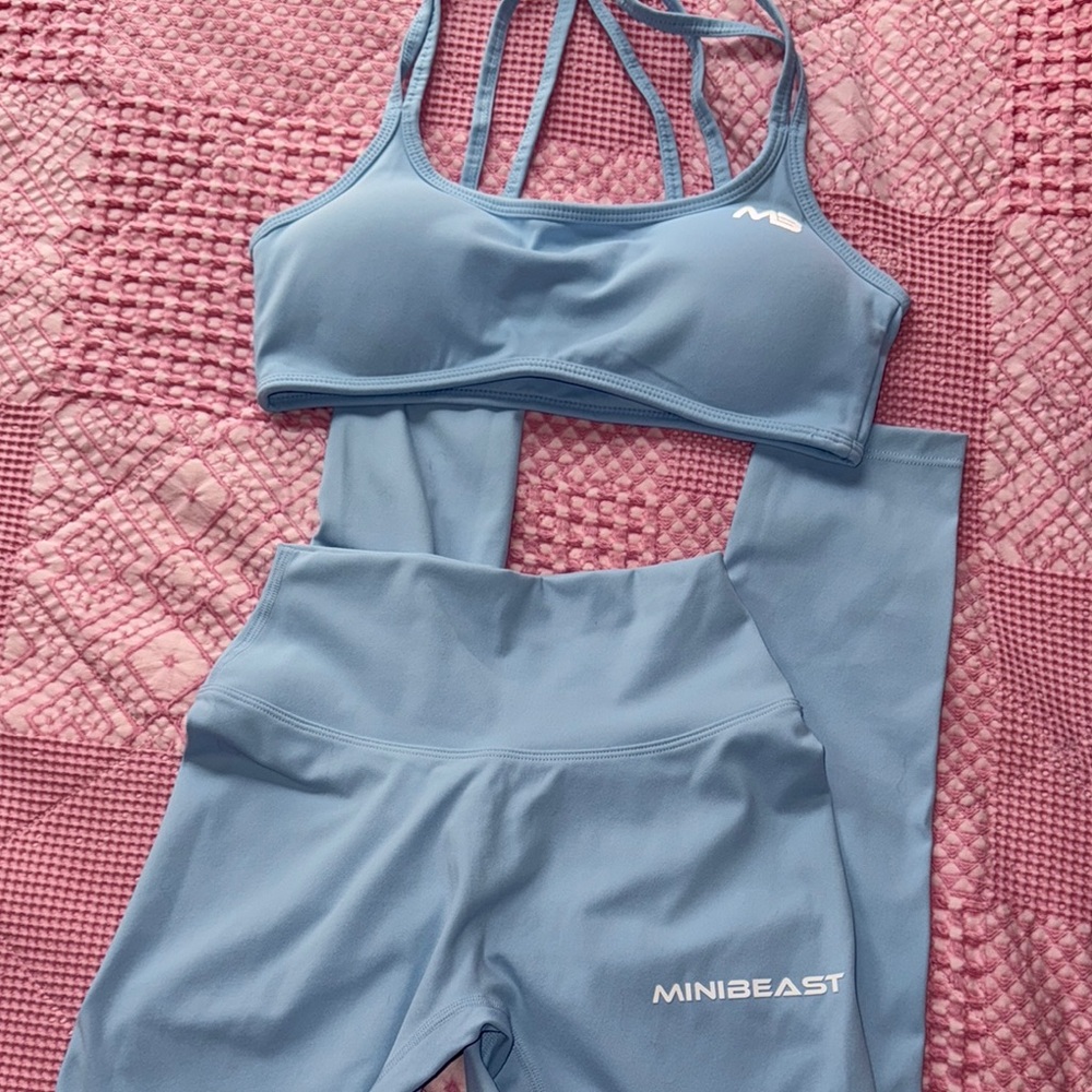 Minibeast Women's Blue Leggings Set